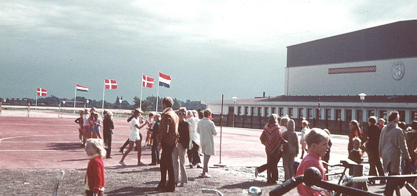 Indvielse af Hollænderhallen, som fik sit navn ved denne lejlighed. Foto: Birte Hjorth.