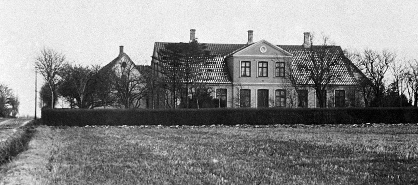 Petersminde set fra vest. Foto 1910-1920.