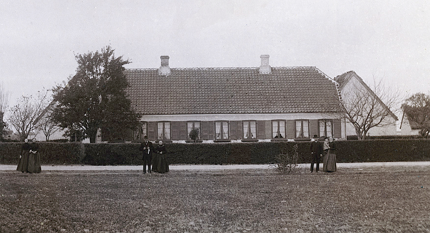 Kirkevej 9. Foto ca. 1890.