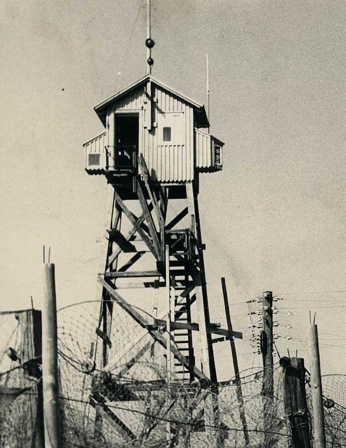 Lodstårnet i Dragør. Foto muligvis omkring opførelsen i 1912. Ukendt fotograf.