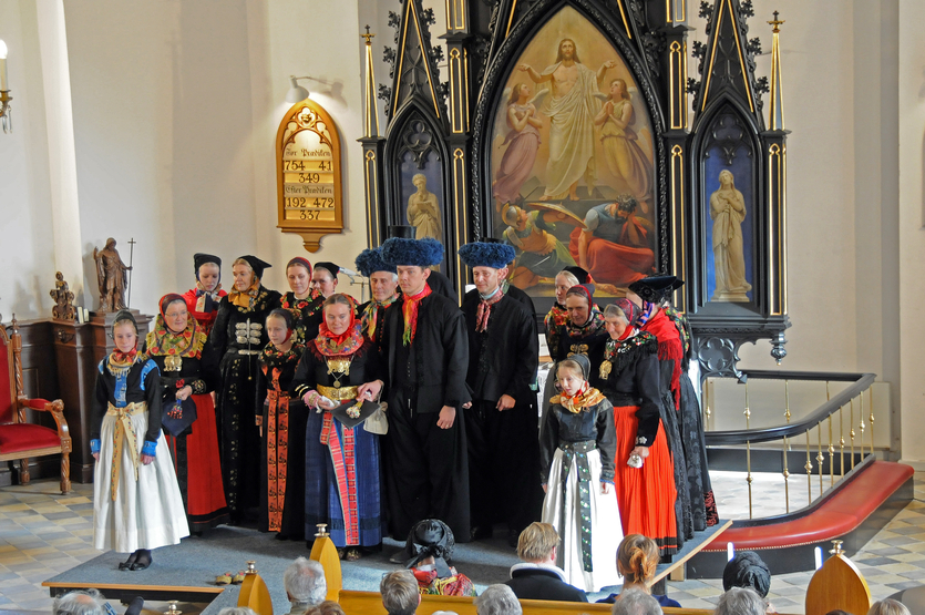 Høstgudstjeneste i Store Magleby Kirke 2011.