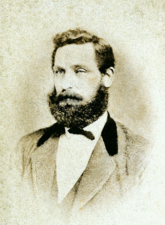 Frederich Wilhelm Arnesen. Foto omkring 1875.